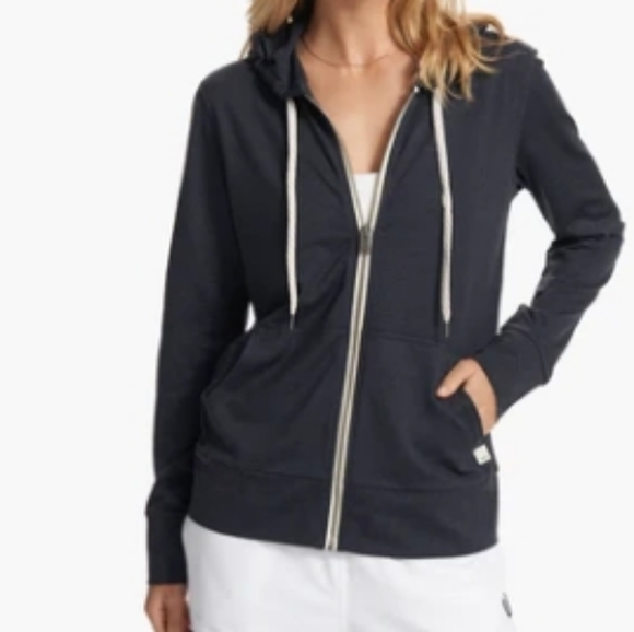 Vuori Halo Performance Hoodie Midnight Heather Women's Medium NWT - Picture 1 of 7